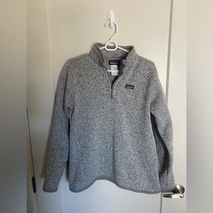 Women’s Gray Patagonia Better Sweater 1/4 Zip